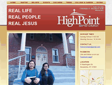 Tablet Screenshot of myhighpoint.org